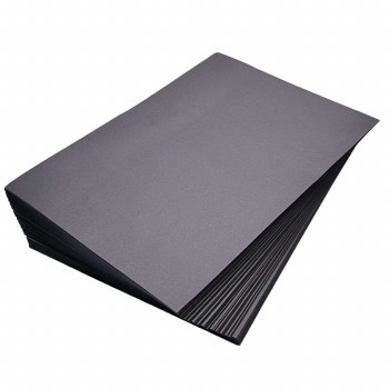 A2 Black Sugar Paper - 250 Sheets