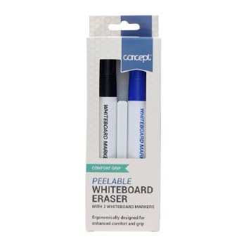 Supreme Whiteboard Eraser & Markers