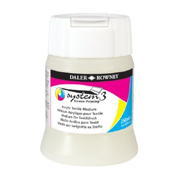 Daler-Rowney System3 250ml Acrylic Textile Printing Medium