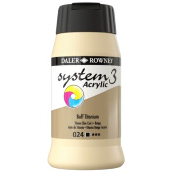 Daler-Rowney System3 500ml Buff Titanium