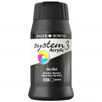 Daler-Rowney System3 500ml Mars Black