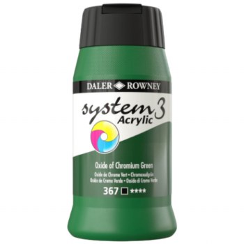 Daler-Rowney System3 500ml Oxide of Chromium Green