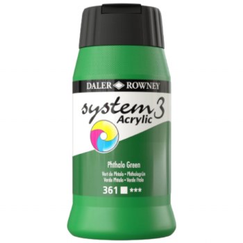 Daler-Rowney System3 500ml Phthalo Green