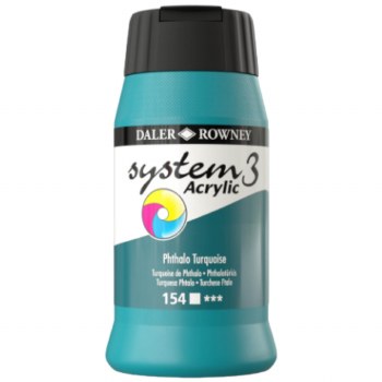 Daler-Rowney System3 500ml Phthalo Turquoise