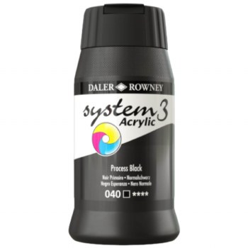 Daler-Rowney System3 500ml Process Black