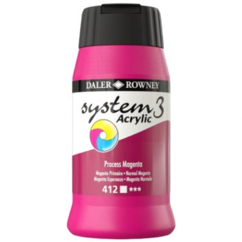 Daler-Rowney System3 500ml Process Magenta