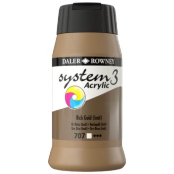 Daler-Rowney System3 500ml Rich Gold Imit