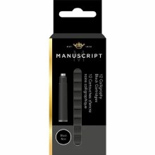 Manuscript 12 Black Ink Cartridges