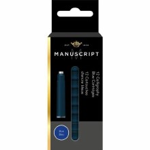 Manuscript 12 Blue Ink Cartridges