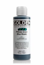 Golden Fluid 118ml Phthalo Green Blue Shade Golden Fluid 118ml Phthalo Green Blue Shade
