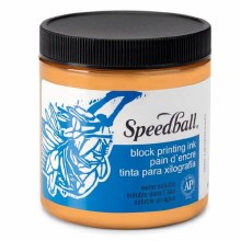 236ml Speedball Water-Soluble Block Printing Ink Gold