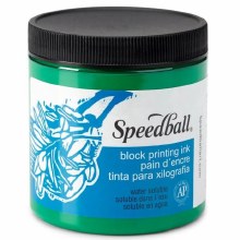 236ml Speedball Water-Soluble Block Printing Ink Green