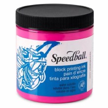 236ml Speedball Water-Soluble Block Printing Ink Magenta
