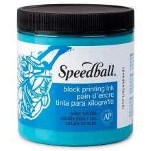 236ml Speedball Water-Soluble Block Printing Ink Turquoise