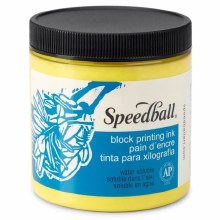 236ml Speedball Water-Soluble Block Printing Ink Yellow