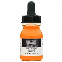 Liquitex 30ml Ink - Fluorescent Orange Liquitex 30ml Ink - Fluorescent Orange