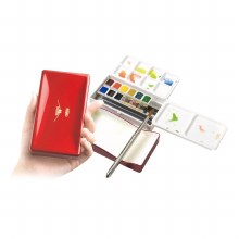 Holbein Artist Watercolour Set - 12 Half Pan Holbein Artist Watercolour Set - 12 Half Pan