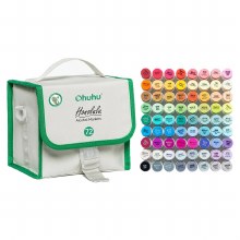 Ohuhu Honolulu Classic 72 Colour - Dual Tipped Alcohol Markers