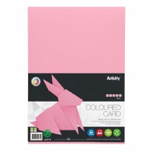 A4 Card 160gsm Pink 50s
