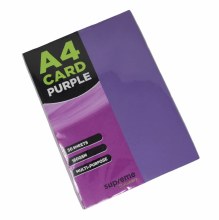 A4 Card 160gsm Purple 50s