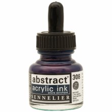 Abstract Ink 308 Indigo Blue