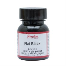 Angelus Leather Paint 29.5ml - Flat Black Angelus Leather Paint 29.5ml - Flat Black