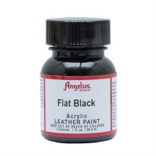 Angelus Leather Paint 29.5ml - Flat Black