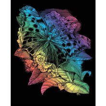Artfoil - Butterfly Rainbow Scraper Foil Artfoil - Butterfly Rainbow Scraper Foil