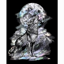 Artfoil - Wolf Holographic Scraper Foil Artfoil - Wolf Holographic Scraper Foil