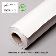 Fabriano Artistico Roll - Traditional White Hot Pressed 300gsm