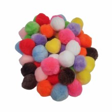 Assorted Pom Poms 40mm 50s