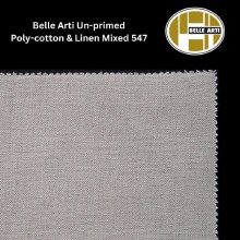 Belle Arti (547) - Un-Primed Cotton/Linen Mixed - 210cm Wide - Per metre