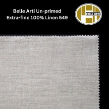 Belle Arti (549) - Un-Primed Linen - 210cm Wide - Per metre