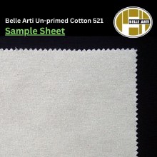 SAMPLE - Belle Arti Un-primed Cotton 521 - 21x25cm Sheet