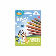 Jovi - Bluey My First Coloured Pencil Case with 6 (4 in 1)