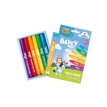 Jovi - Bluey My First Felt Pens Case - 6pcs