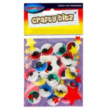 CRAFTY BITZ 20 COL EYES