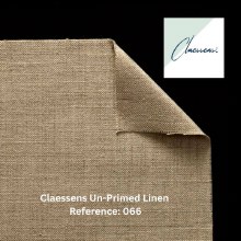 Claessens 66 - Un-Primed Linen - 210cm Wide - Per metre