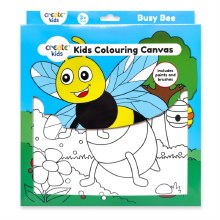 Colouring Canvas Kit Busy Bee