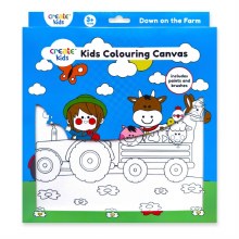 Colouring Canvas Kit Down at the Farm