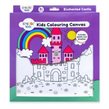 Colouring Canvas Kit Enchanted Castle
