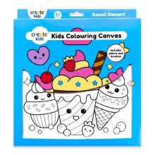 Colouring Canvas Kit Kawaii Dessert
