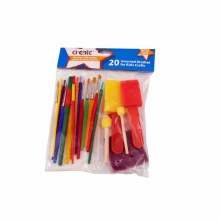 Create 20 Assorted Kids Brushes