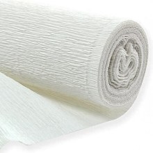 Crepe Paper White Crepe Paper White