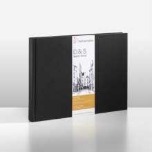 D&S Black A4 Sketchbook 140gsm Landscape