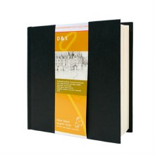 D&S Red Square 19.5x19.5cm Sketchbook 140gsm
