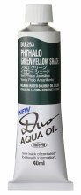Holbein DUO Aqua Oil 40ml - Phthalo Green Y/S 253 Holbein DUO Aqua Oil 40ml - Phthalo Green Y/S 253