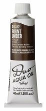 Holbein DUO Aqua Oil 40ml - Burnt Umber 317