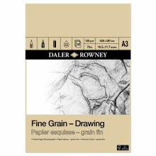 Daler Rowney Fine Grain Drawing Pad A3 120gsm