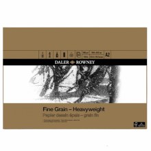 Daler Rowney Fine Grain Heavyweight Pad A2 200gsm